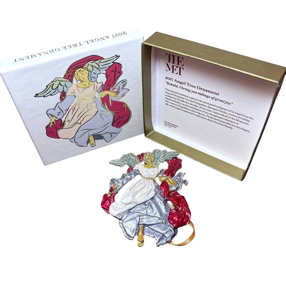 The Metropolitan Museum of Art THE MET‎ 2017 Angel Tree Handmade Ornament Boxed